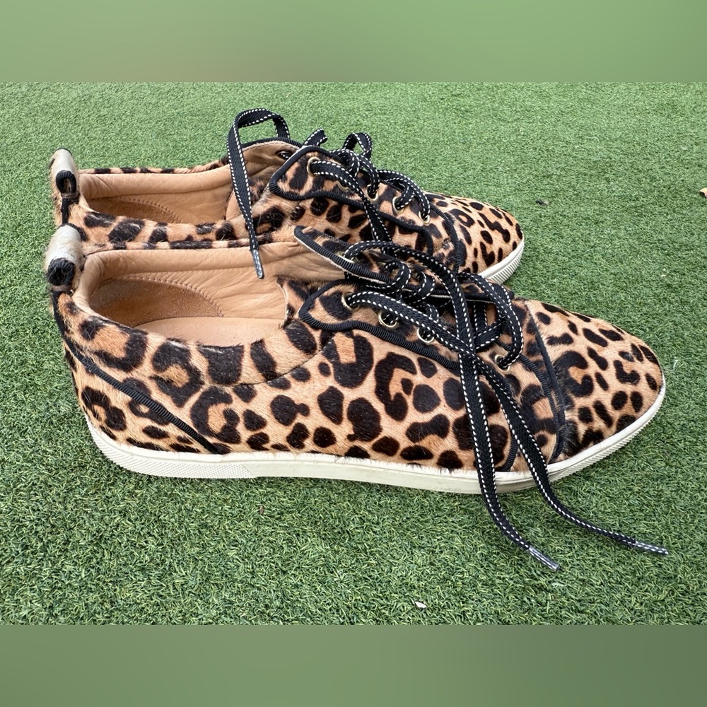 Christian Louboutin Leopard Print Sneakers - Picture 4 of 6